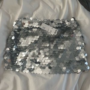 urban outfitters sequin mini skirt